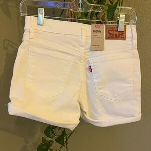 White denim Levi’s Shorts